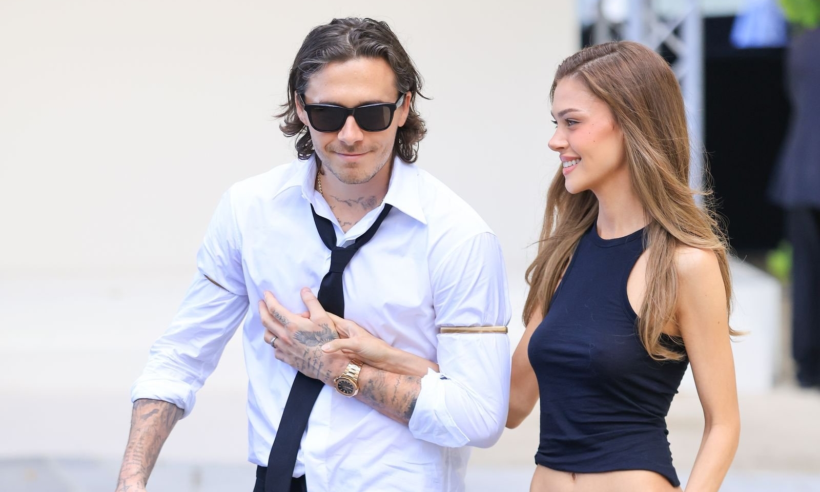 Brooklyn Beckham and Nicola Peltz make a stylish statement in Paris