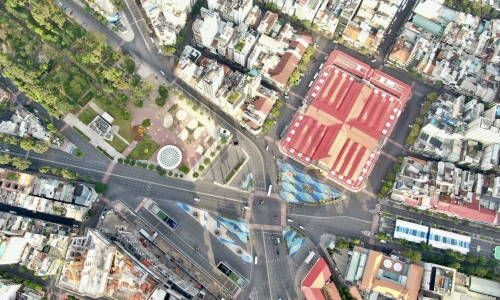 Partial closure of Ben Thanh station area for metro line 2 construction