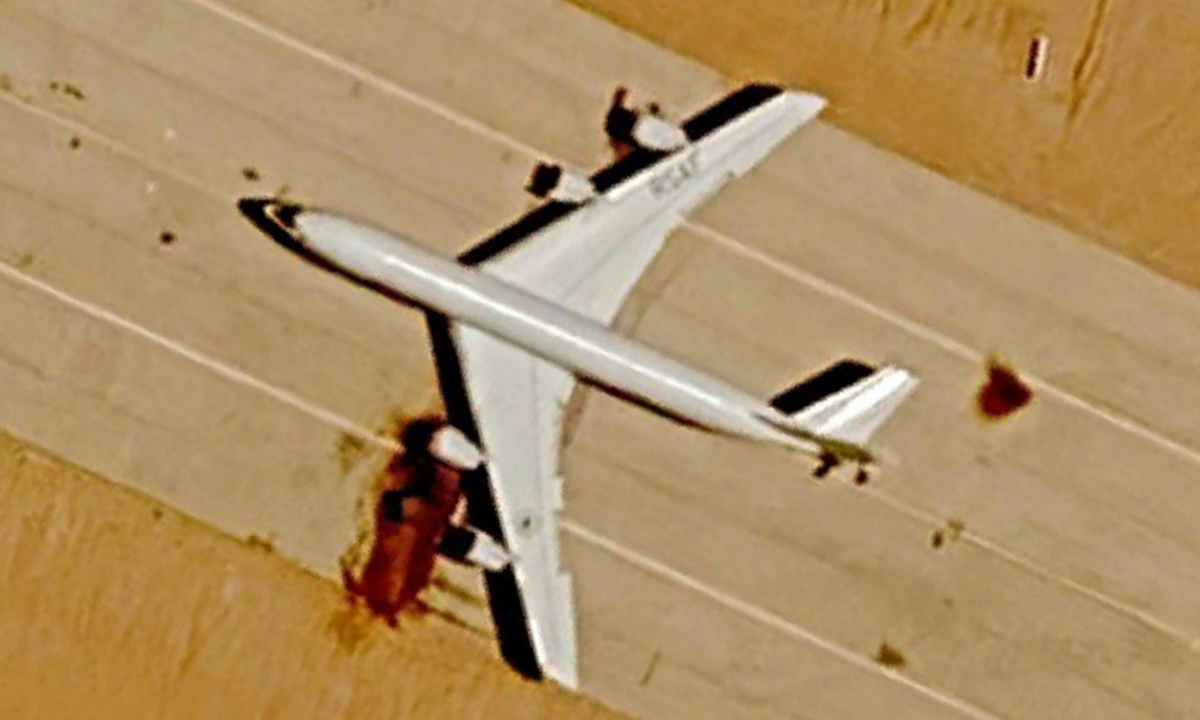 Satellite images reveal hundreds of millions of USD reconnaissance aircraft damaged by Iran