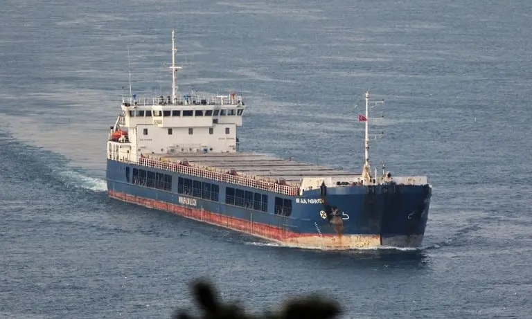 Grain ship sunk by drone in Black Sea