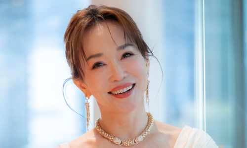 Fann Wong styles youthful outfits