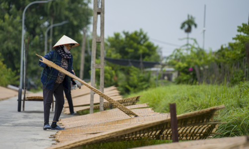 The heart of Hai Phong's banh da cua