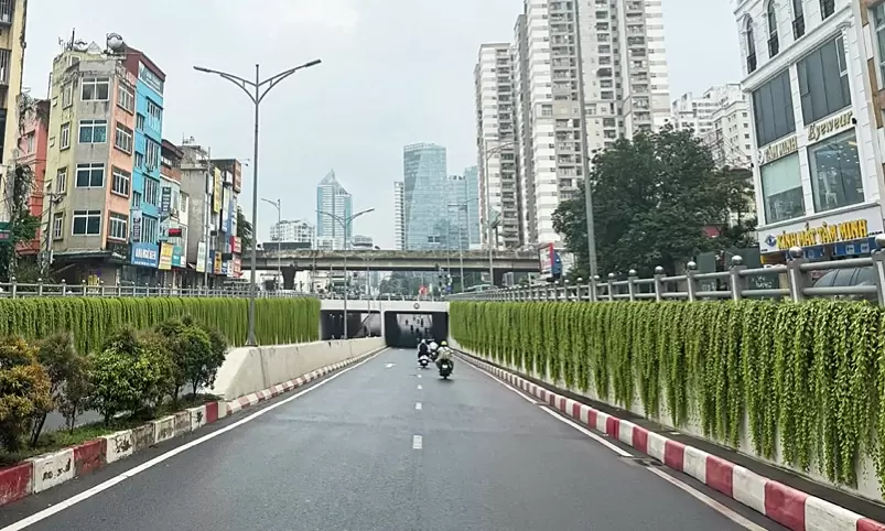 Pros and cons of 'greening' bridge piers in Hanoi
